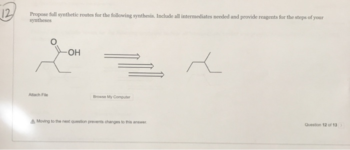 Solved Propose full synthetic routes for the following | Chegg.com