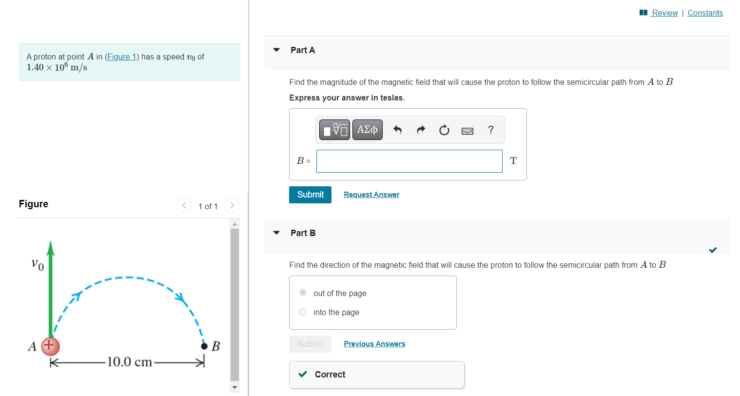 Solved A: Find the magnitude of the magnetic field that | Chegg.com