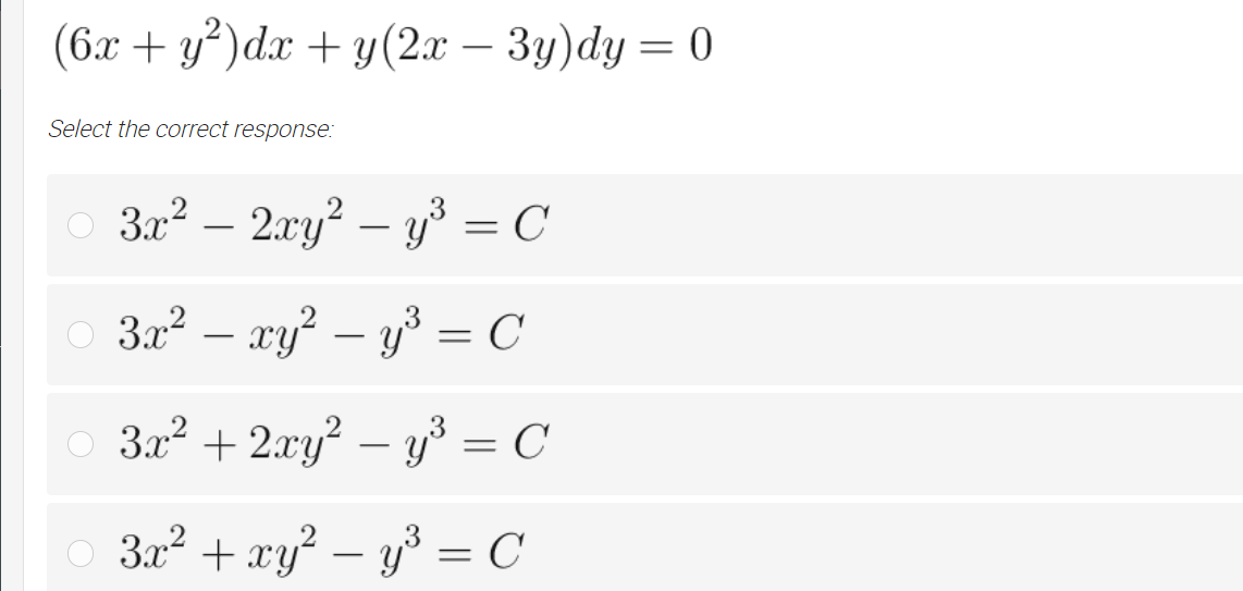 y =- 2x 6 3y x 3 0