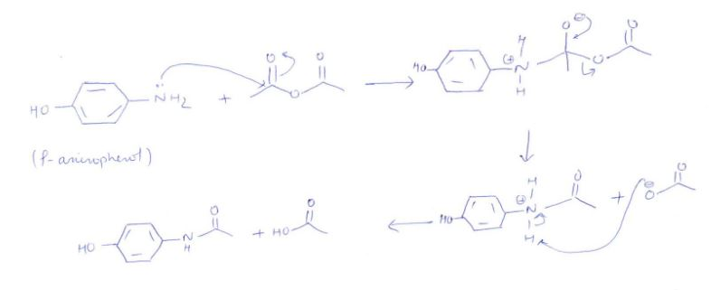 Solved From The Reaction Between P aminophenol And Acetic Chegg