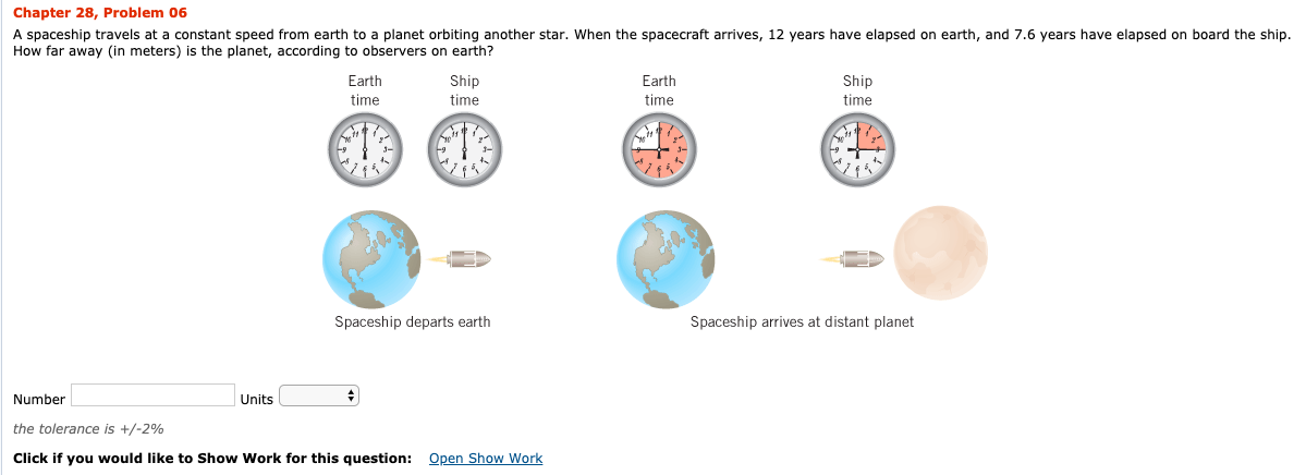 Solved Chapter 28, Problem 06 A spaceship travels at a | Chegg.com
