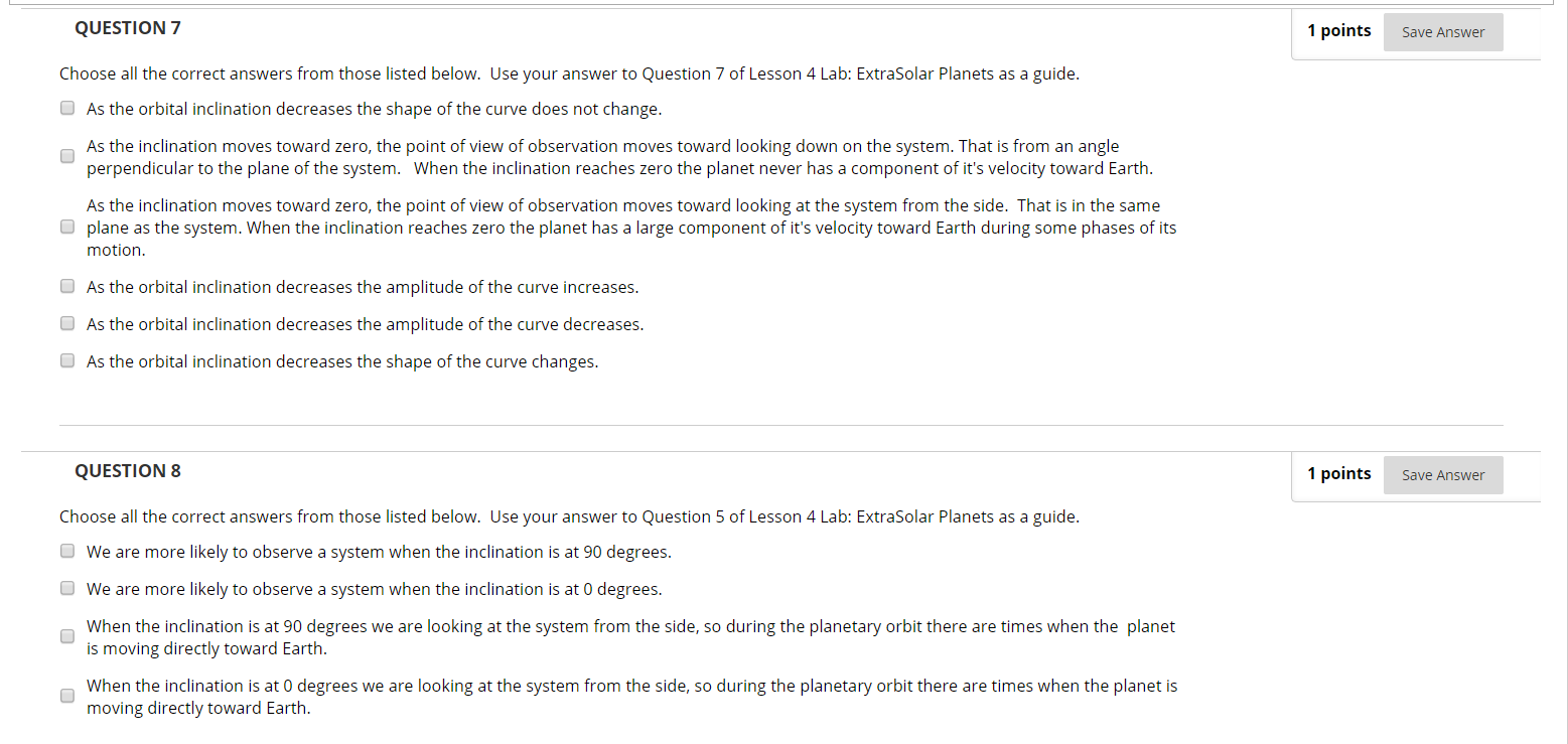 Solved QUESTION 7 1 Points Save Answer Choose All The | Chegg.com