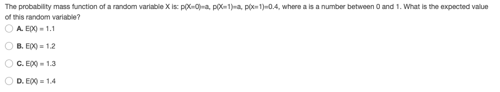 Solved The probability mass function of a random variable X | Chegg.com