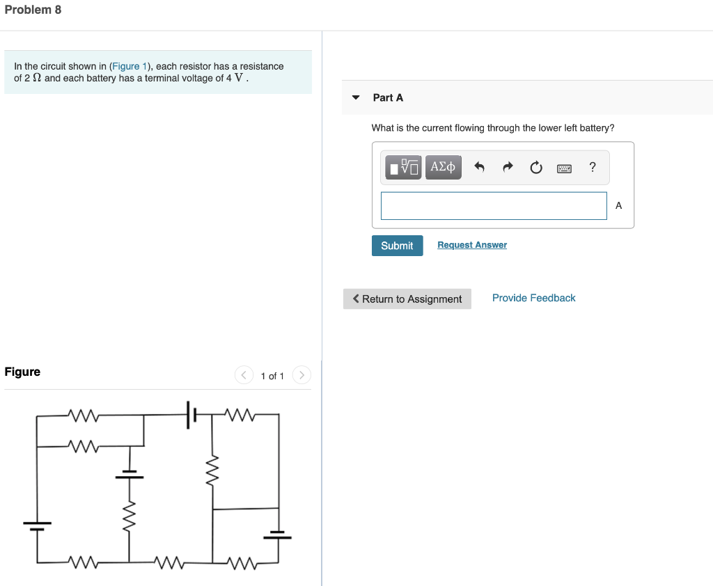 Solved Problem 8 In the circuit shown in (Figure 1), each | Chegg.com