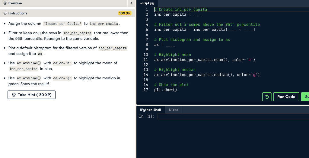 Solved Exercise 0 Light Mode ---- Highlighting values in the | Chegg.com