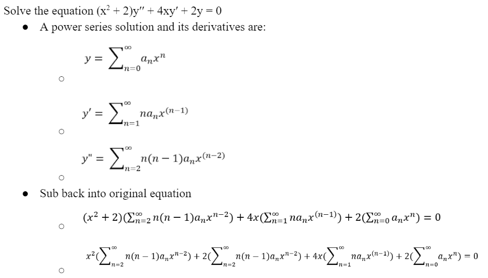 Solved I am working on the following problem: Solve the | Chegg.com