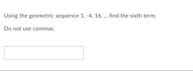 find the 9th term of the geometric sequence 1 4 16