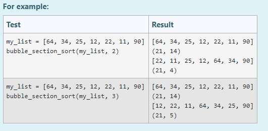 Solved Below is an implementation of the bubble_sort | Chegg.com