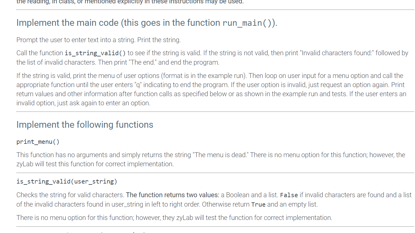 Solved y library > CSC 102: Problem Solving with Python home | Chegg.com