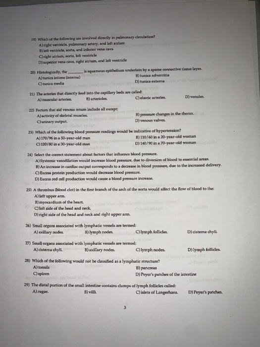 Solved API TEST CHAPTER 18-20 MULTILE CHOICE. Choose he one | Chegg.com