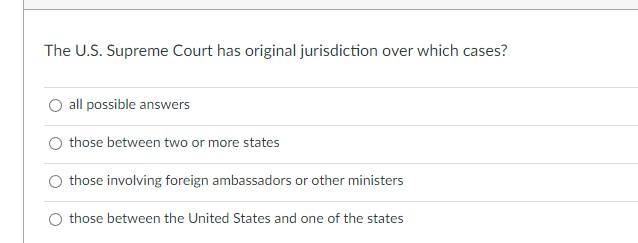 The original jurisdiction hotsell of the supreme court