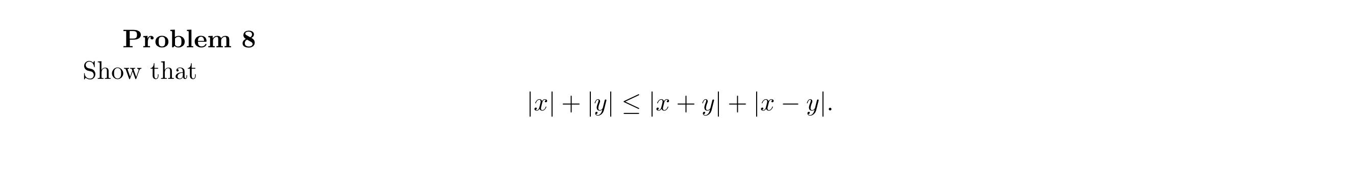 Solved Problem 8 Show That X] [yl