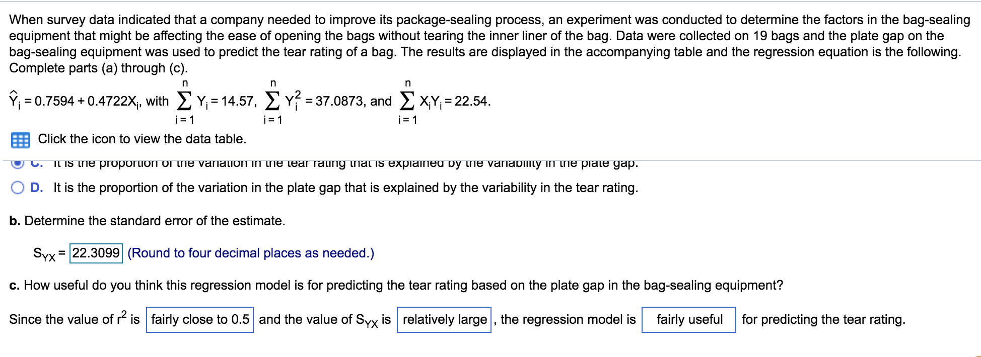 Solved When survey data indicated that a company needed to