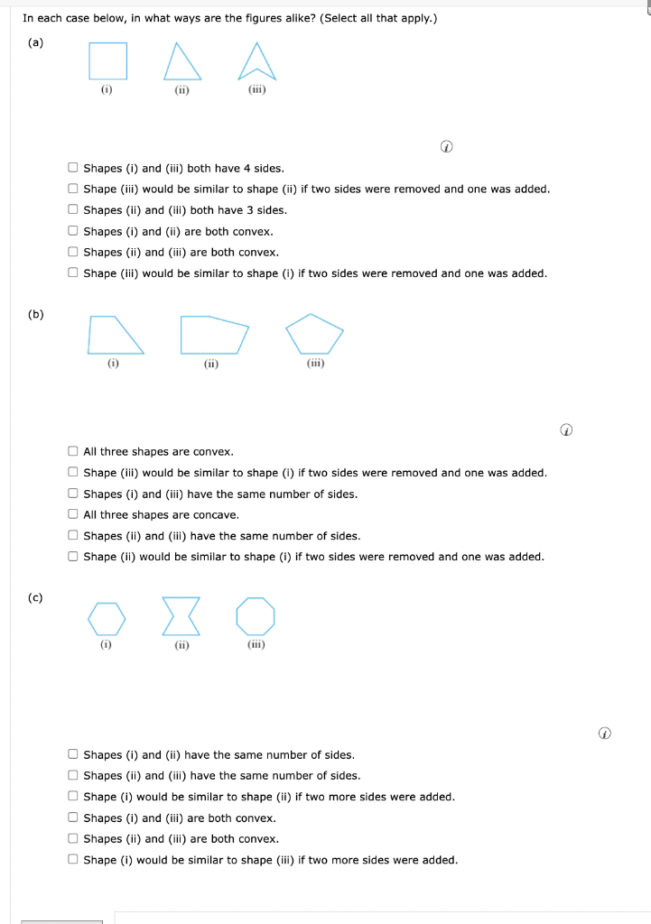 One Shape, Three Shapes 