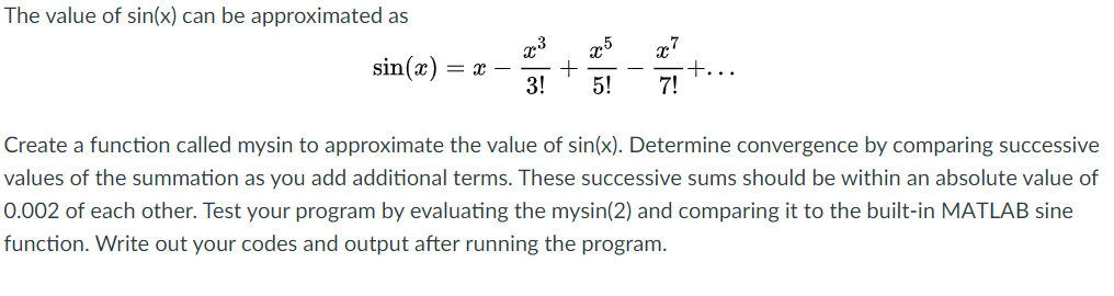 Value Of Sin 10