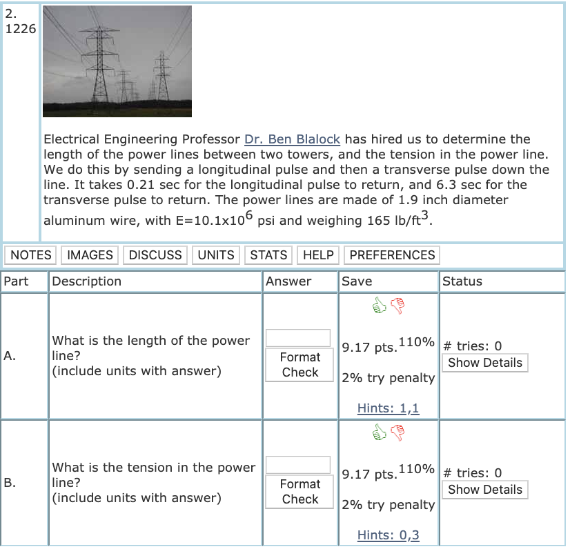 Solved 1226 Electrical Engineering Professor Dr Ben Blalock Chegg