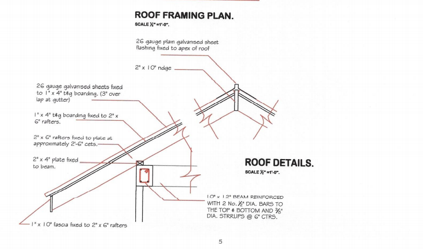 Solved From The Drawing Provided On Page 5 (roof Framing | Chegg.com