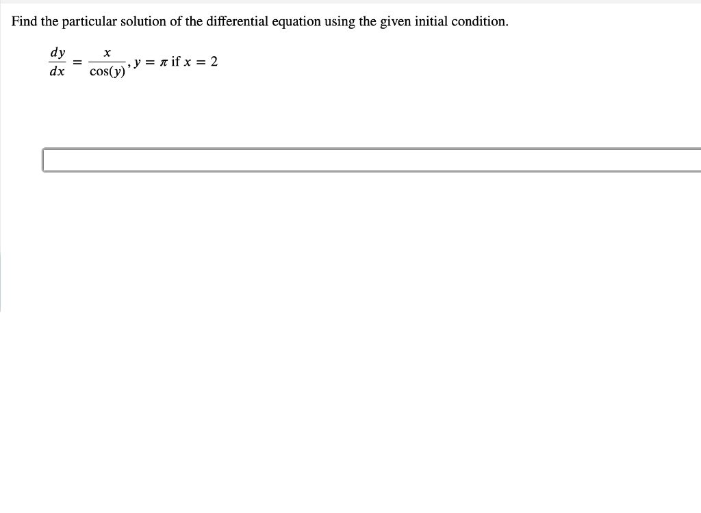 Solved Find the general solution of the differential | Chegg.com