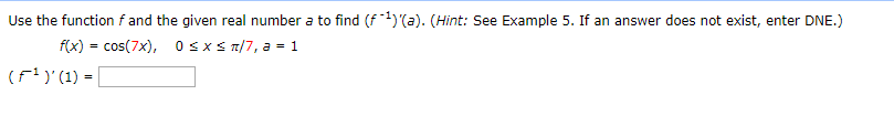 Solved Use The Function F And The Given Real Number A To Chegg