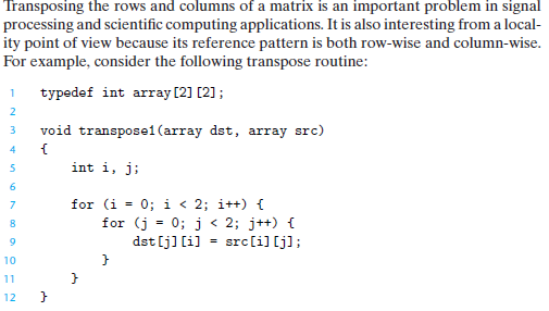 Iransposing the rows and columns of a matrix is an | Chegg.com