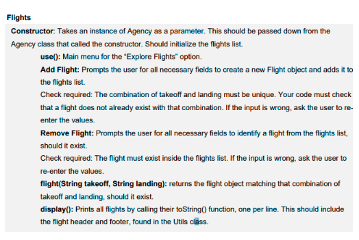 Solved I want to check whether my current code for my flight | Chegg.com