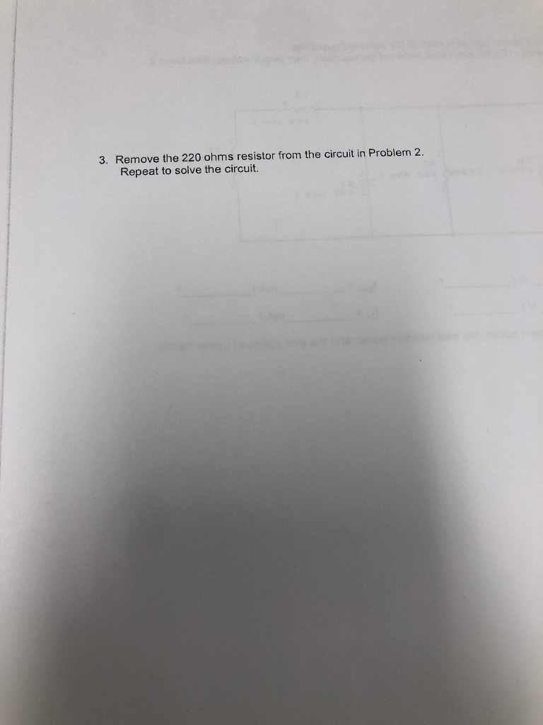 Solved 2. For the circuit below, calculate each of the | Chegg.com