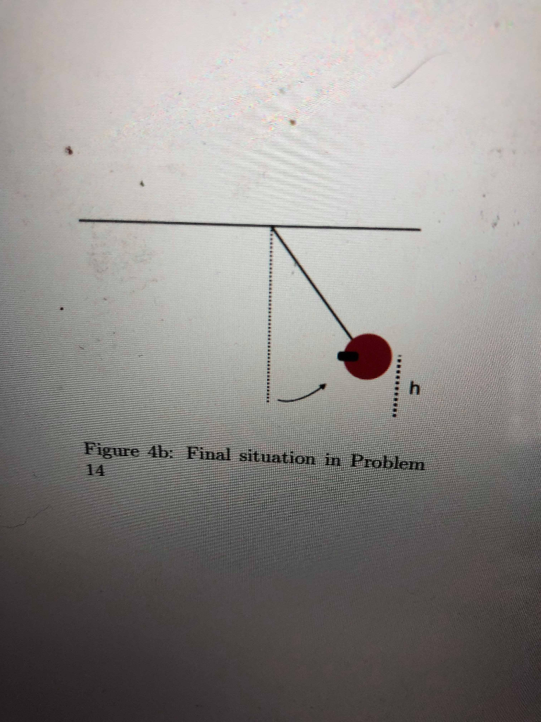 Bullet Pendulum Problem Solved 14) A ballistic pendulum is a device for measuring | Chegg.com