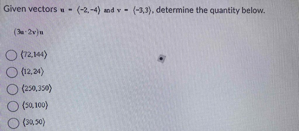 Solved Given vectors u = (4.5) and v - (-5.1), determine the | Chegg.com