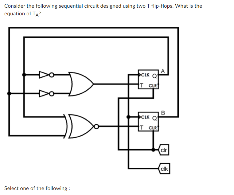 Solved Consider The Following Sequential Circuit Designed | Chegg.com