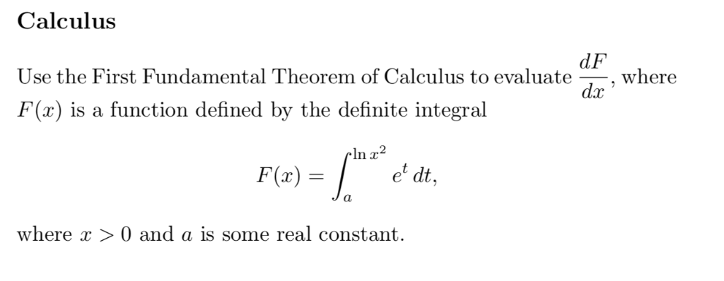 fundamental theorem of calculus calculator