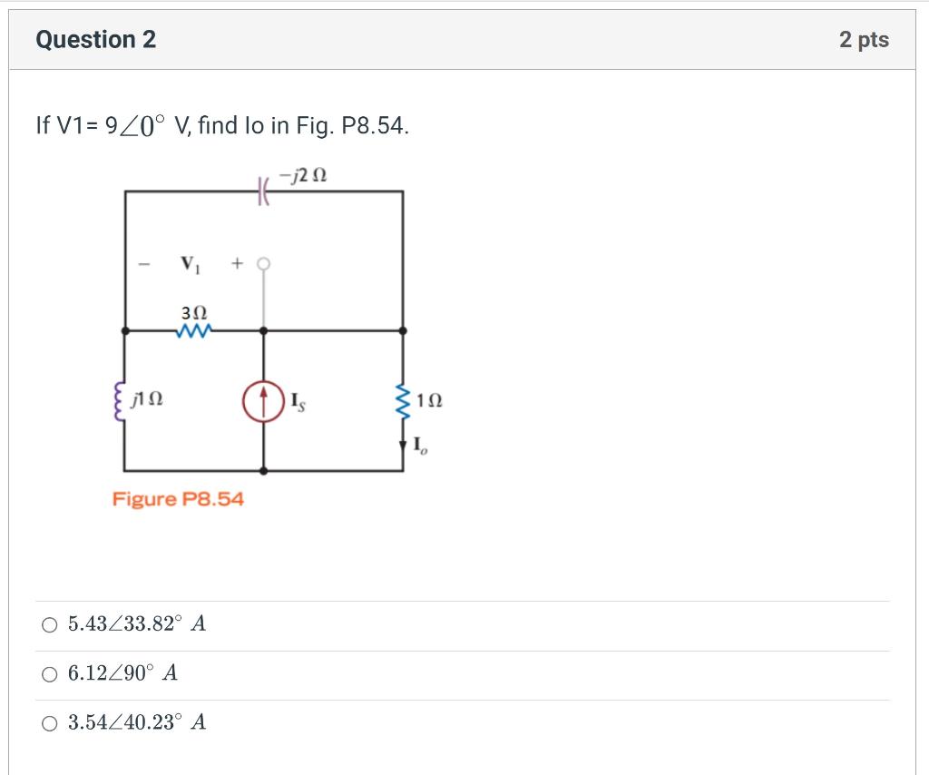 Solved Given the network in Fig. P8.52, determine the | Chegg.com