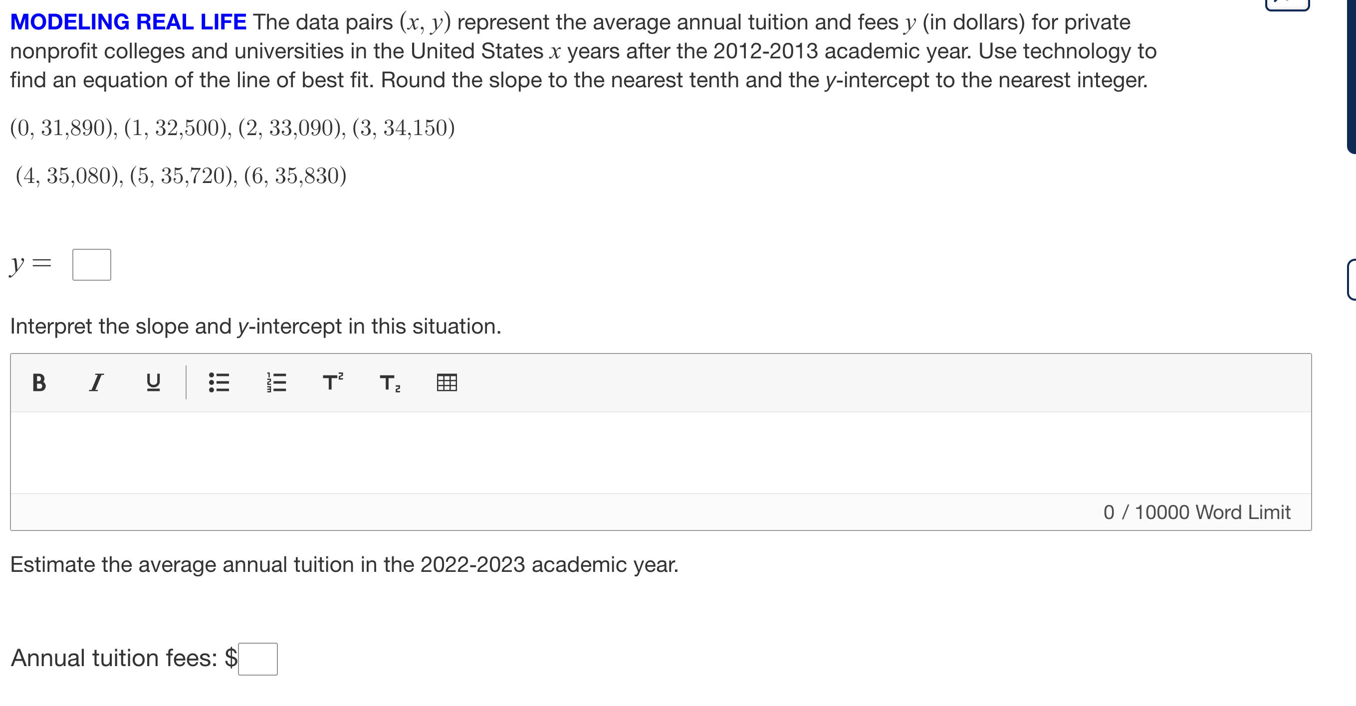 solved-modeling-real-life-the-data-pairs-x-y-chegg