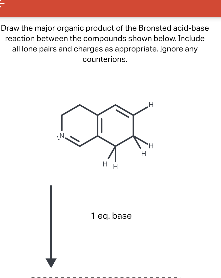 Solved Draw the major organic product of the Bronsted