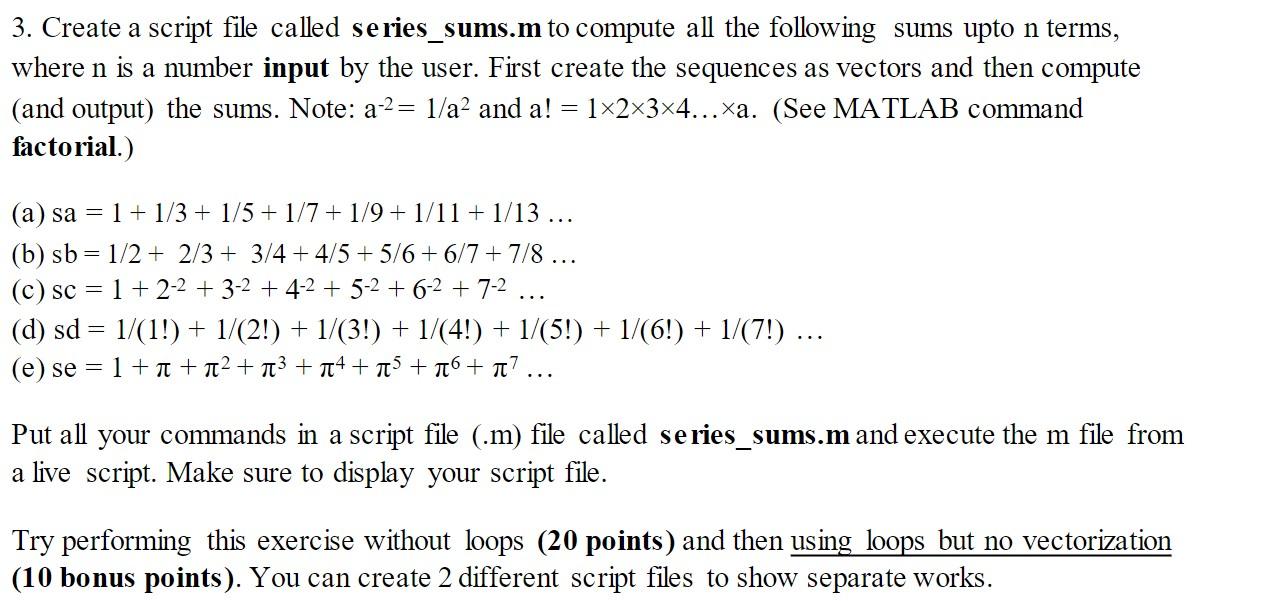 Solved I need help doing this exercise while using loops. I | Chegg.com