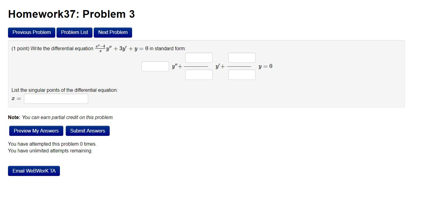 Solved Homework37: Problem 3 Previous Problem Problem List | Chegg.com