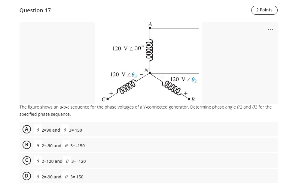 Solved Question 17 The Figure Shows An A-b-c Sequence For | Chegg.com