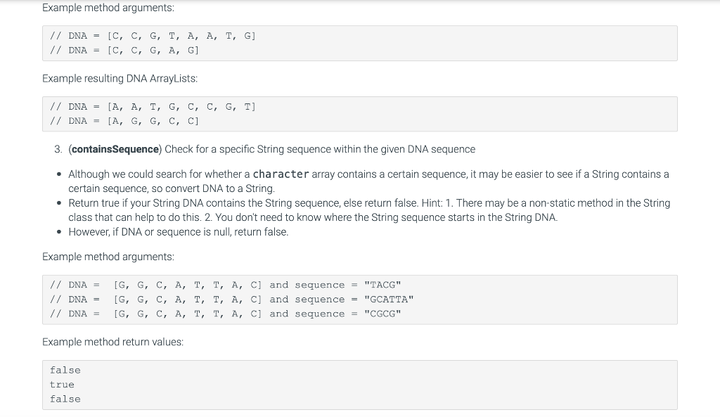 Solved 9.14∗⋆⋆ zyLab: DNA Sequencing The goal of this | Chegg.com