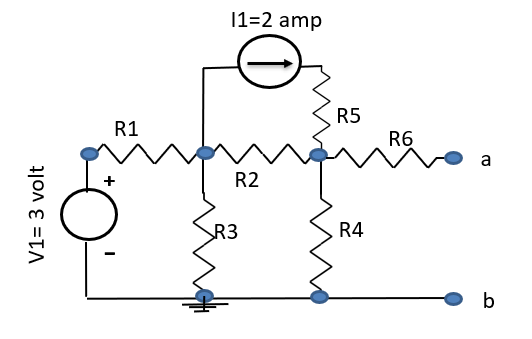 Solved a) Calculate the Thevenin equivalent circuit for | Chegg.com