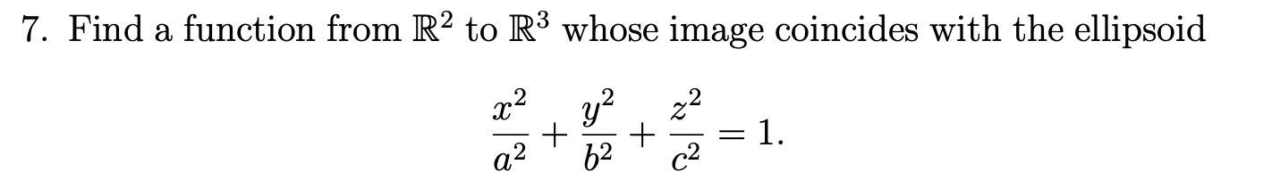 Solved Find a function from R2 to R3 ﻿whose image coincides | Chegg.com