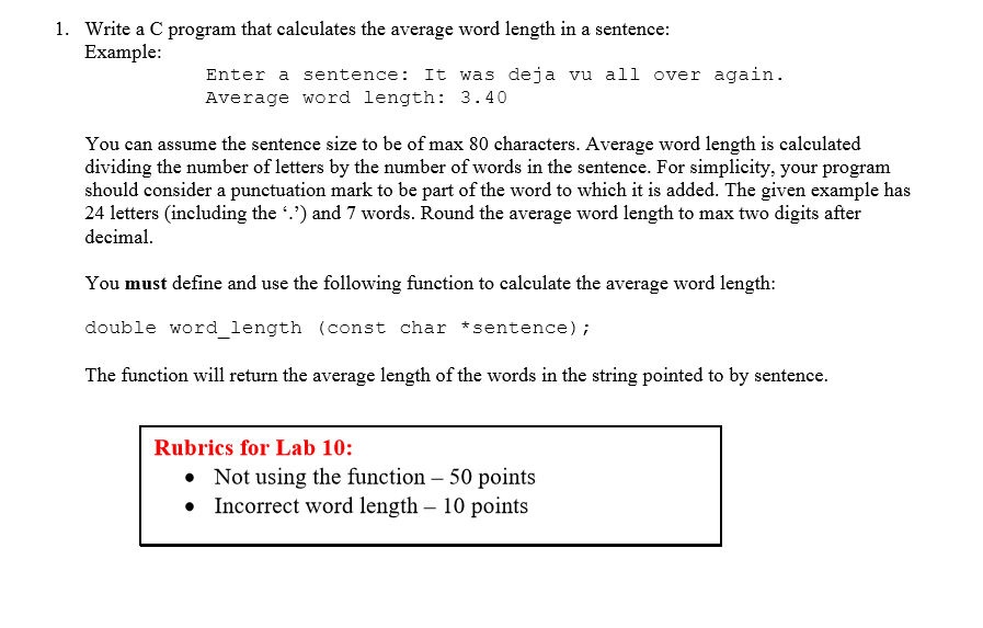 solved-write-a-c-program-that-calculates-the-average-word-chegg