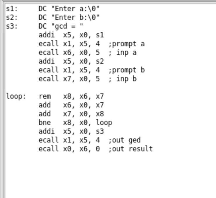 Solved s1: DC "Enter a: \0" s2: DC "Enter b:\0 " s3: DC | Chegg.com