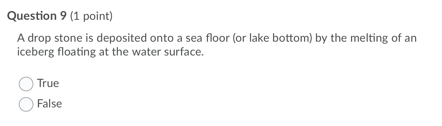 Solved Question 1 (1 point) A discrete piece of rock that | Chegg.com