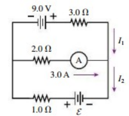 Solved The ammeter in Figure 1 reads 3 A. Find I1, I2, and | Chegg.com