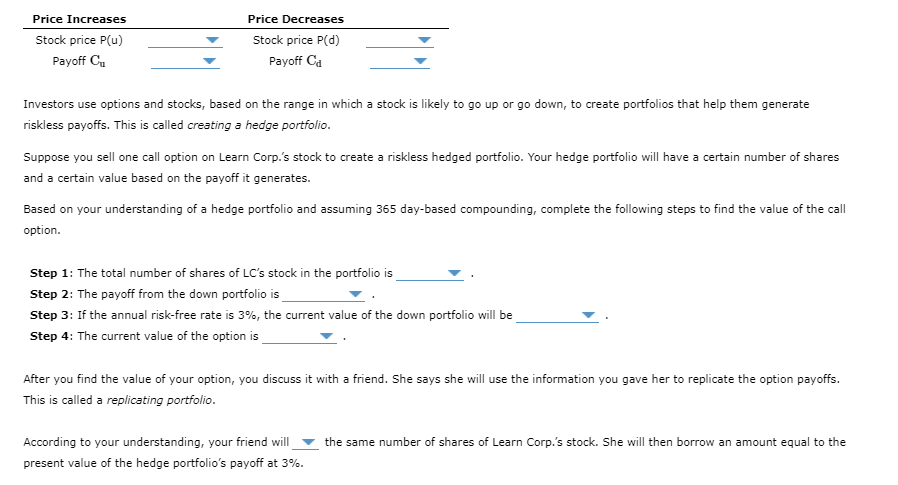 Solved 3. Option pricing model - Binomial approach Learn | Chegg.com