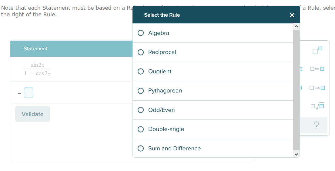 Solved Prove The Identity. Note That Each Statement Must Be | Chegg.com