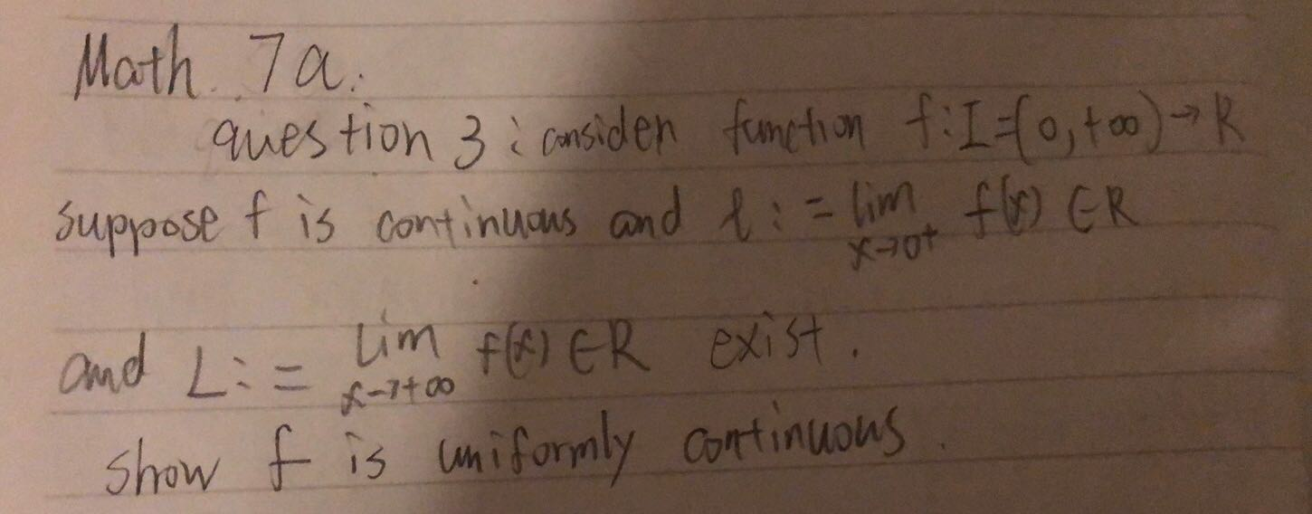 Solved Math 7a Question 3 E Considen Function F I Fo T Chegg Com