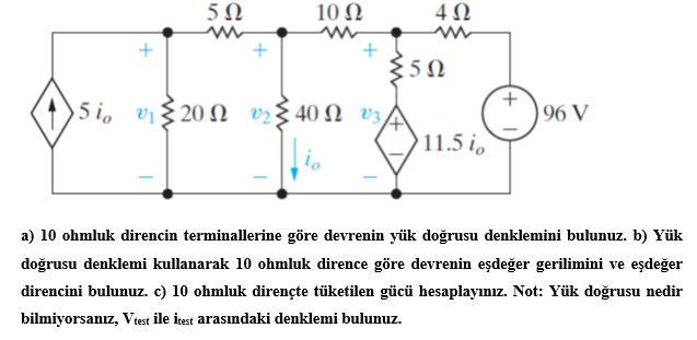 Solved a) Find the load line equation of the circuit | Chegg.com