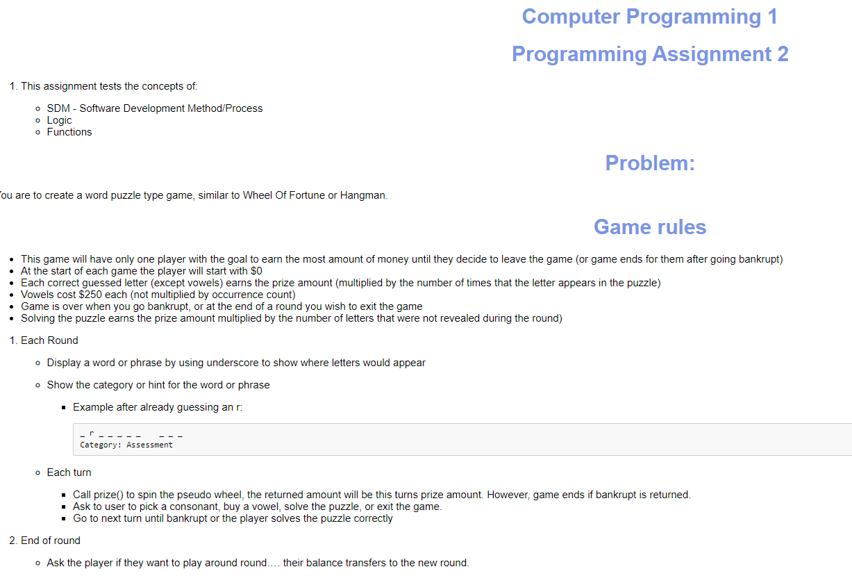 HANGMAN GAME MAKER AND PLAYER SOFTWARE The Hangman Game Maker and