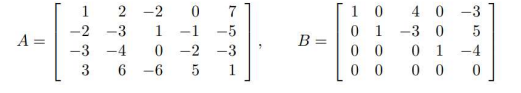 Solved Assume that 𝐴 and 𝐵 are row equivalent, | Chegg.com