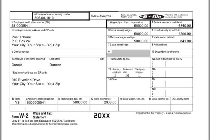 Solved 1 Answer the following questions based on the tax | Chegg.com